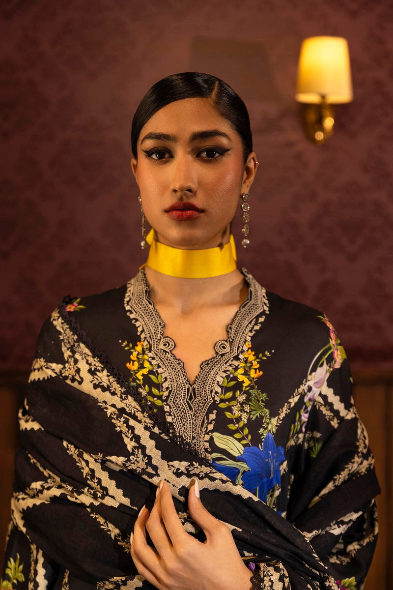 Sana Safinaz | Muzlin Winter 2024 |  M243-017B-3CQ by Sana Safinaz - Designer Dress - Type: Ladies Clothes - Available at Libayah - 100% Original
