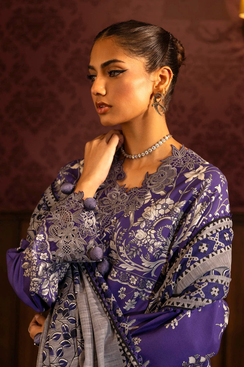 Sana Safinaz | Muzlin Winter 2024 |  M243-020A-3CQ by Sana Safinaz - Designer Dress - Type: Ladies Clothes - Available at Libayah - 100% Original