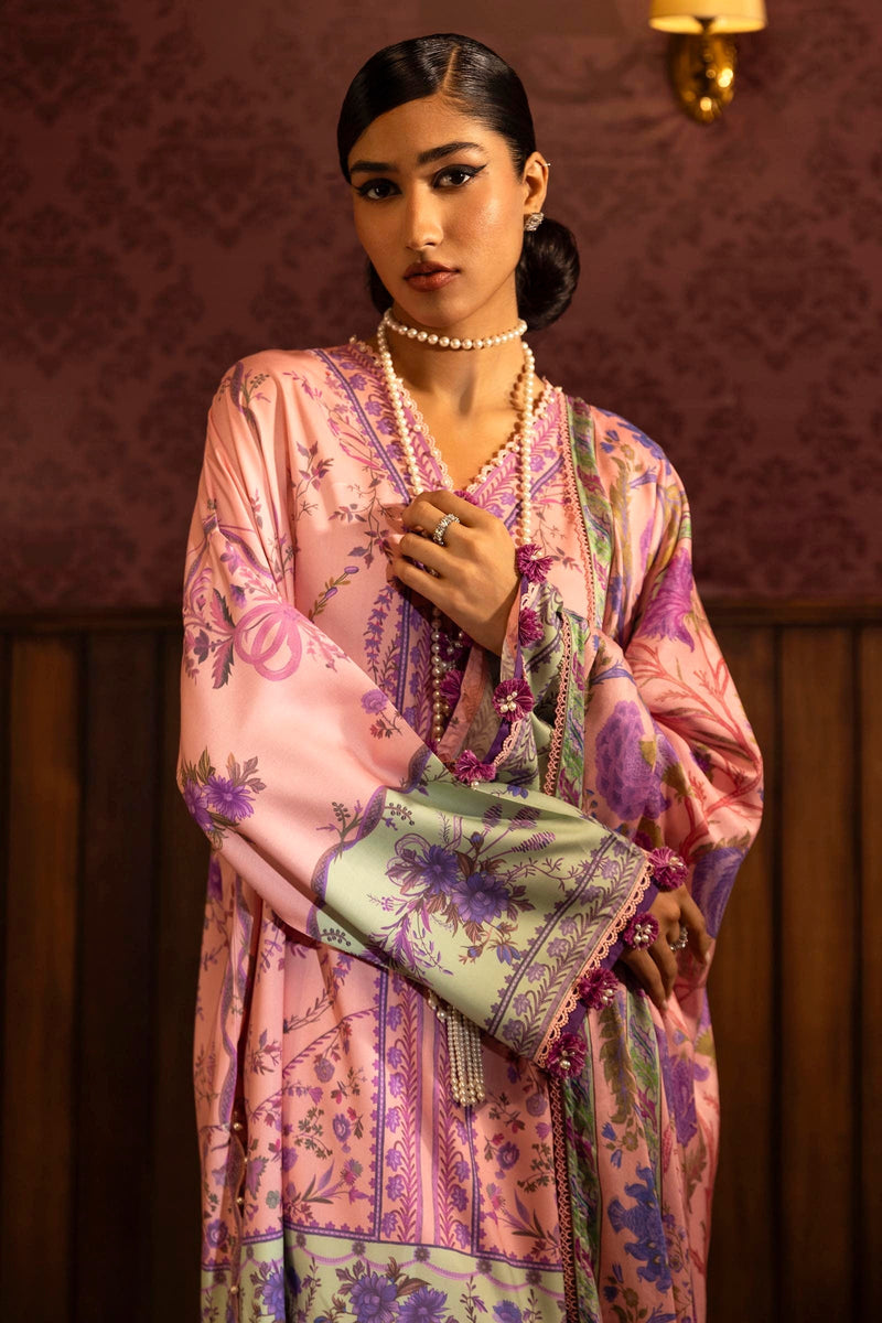 Sana Safinaz | Muzlin Winter 2024 |  M243-021A-3DB by Sana Safinaz - Designer Dress - Type: Ladies Clothes - Available at Libayah - 100% Original