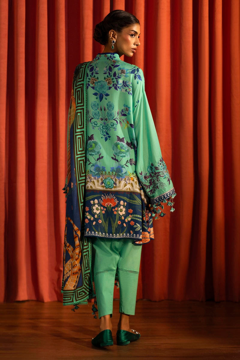 Sana Safinaz | Muzlin Winter 2024 |  M243-022A-3DB by Sana Safinaz - Designer Dress - Type: Ladies Clothes - Available at Libayah - 100% Original