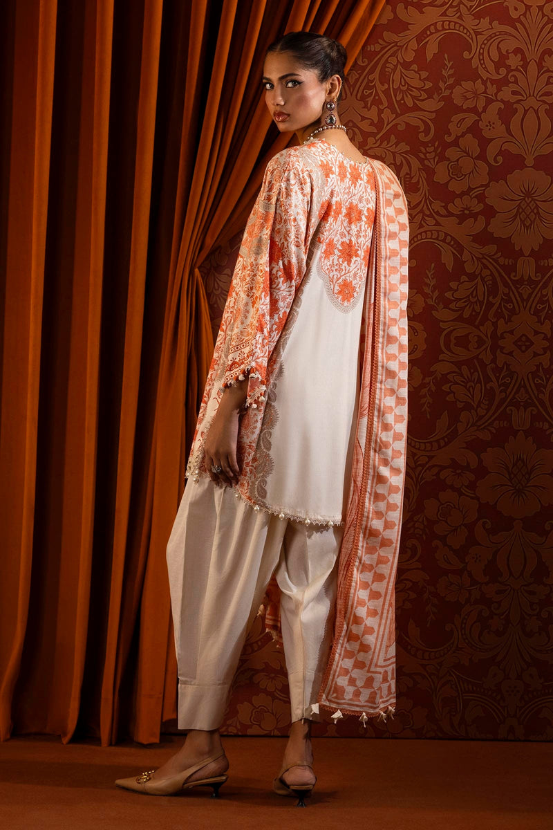 Sana Safinaz | Muzlin Winter 2024 |  M243-023B-3CQ by Sana Safinaz - Designer Dress - Type: Ladies Clothes - Available at Libayah - 100% Original