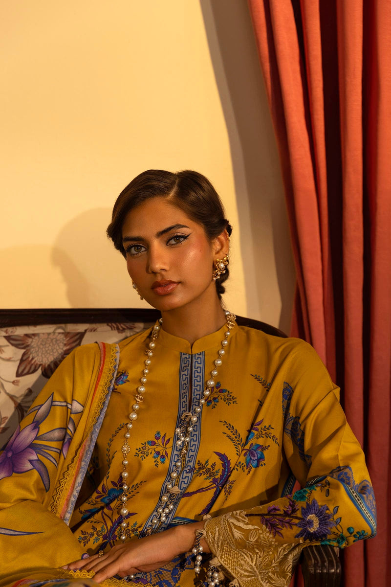 Sana Safinaz | Muzlin Winter 2024 |  M243-025B-3DB by Sana Safinaz - Designer Dress - Type: Ladies Clothes - Available at Libayah - 100% Original