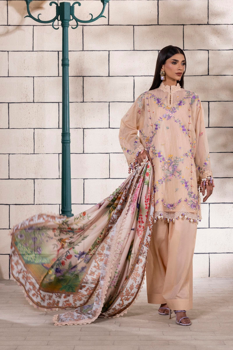 Sana Safinaz | Muzlin Spring 25 | M251-002A-3CV by Sana Safinaz - Designer Dress - Type: Ladies Clothes - Available at Libayah - 100% Original