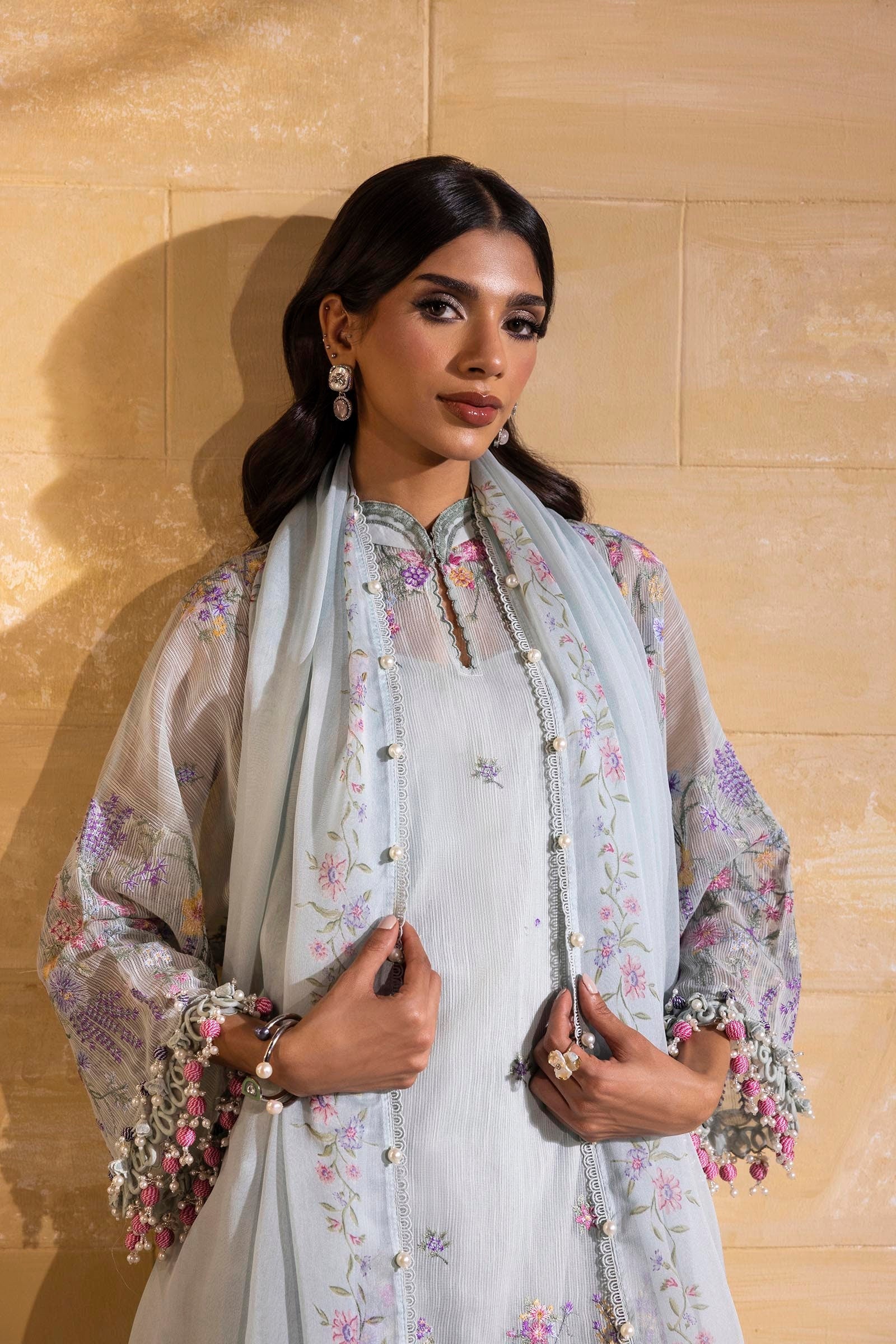 Sana Safinaz | Muzlin Spring 25 | M251-003B-3CJ by Sana Safinaz - Designer Dress - Type: Ladies Clothes - Available at Libayah - 100% Original