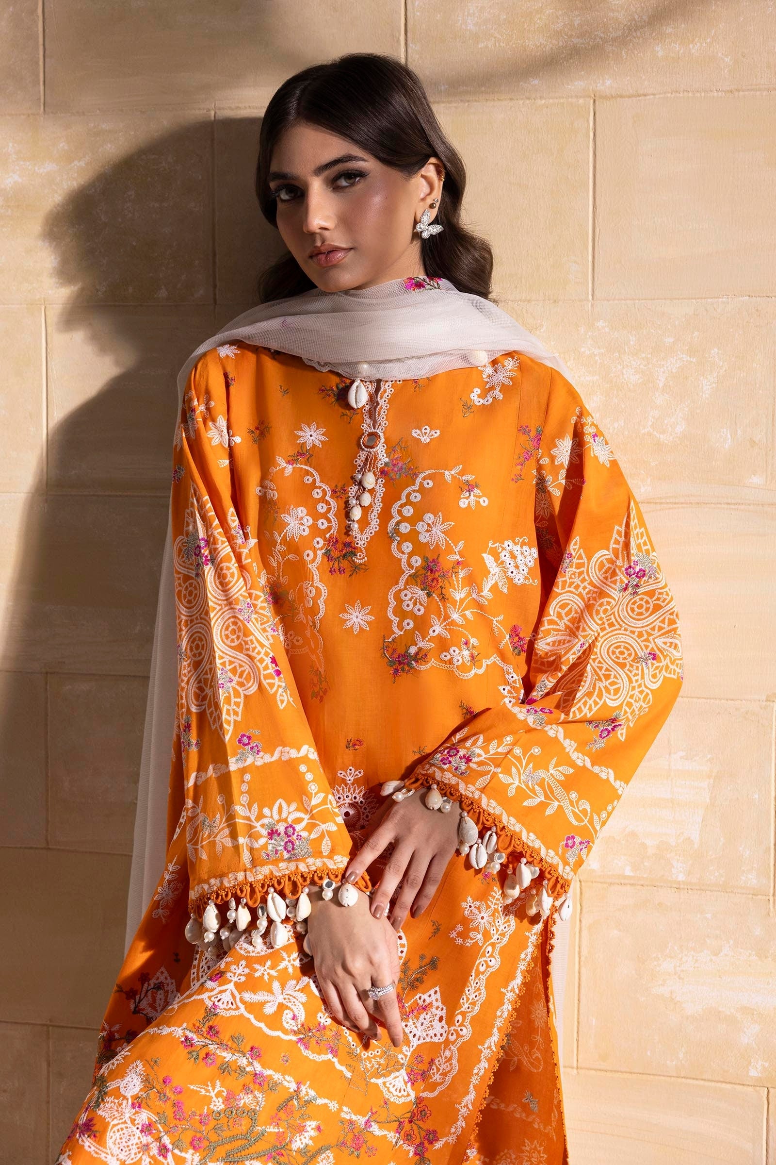 Sana Safinaz | Muzlin Spring 25 | M251-004B-3CT by Sana Safinaz - Designer Dress - Type: Ladies Clothes - Available at Libayah - 100% Original