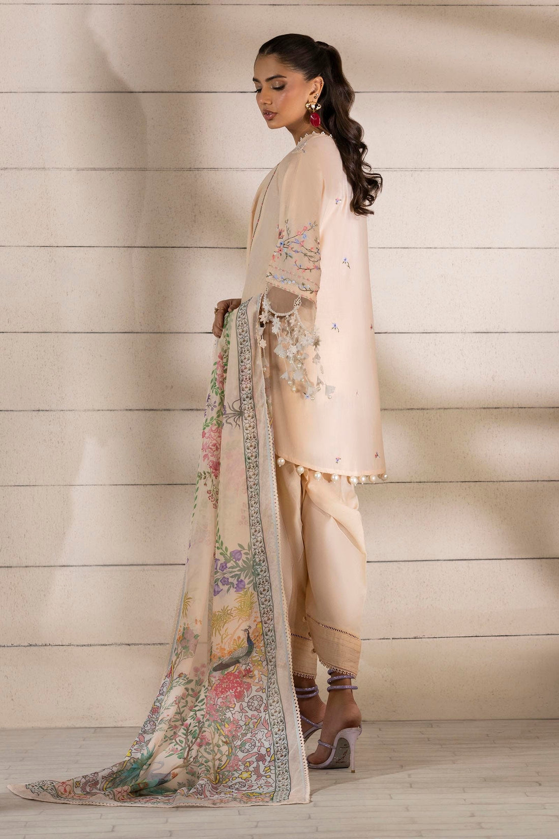 Sana Safinaz | Muzlin Spring 25 | M251-005B-3CL by Sana Safinaz - Designer Dress - Type: Ladies Clothes - Available at Libayah - 100% Original