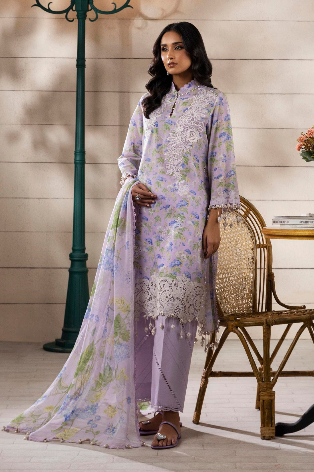 Sana Safinaz | Muzlin Spring 25 | M251-006A-3CI by Sana Safinaz - Designer Dress - Type: Ladies Clothes - Available at Libayah - 100% Original