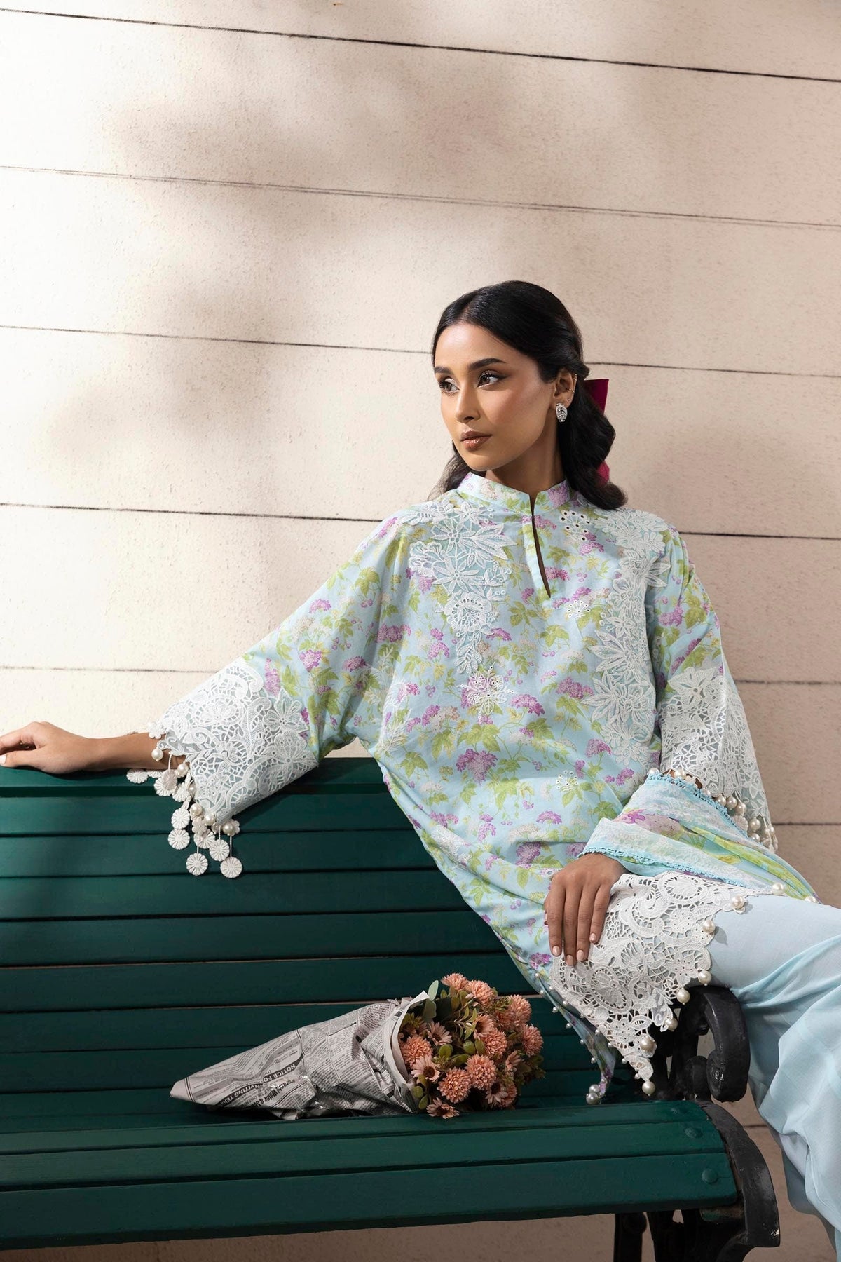 Sana Safinaz | Muzlin Spring 25 | M251-006B-3CI by Sana Safinaz - Designer Dress - Type: Ladies Clothes - Available at Libayah - 100% Original