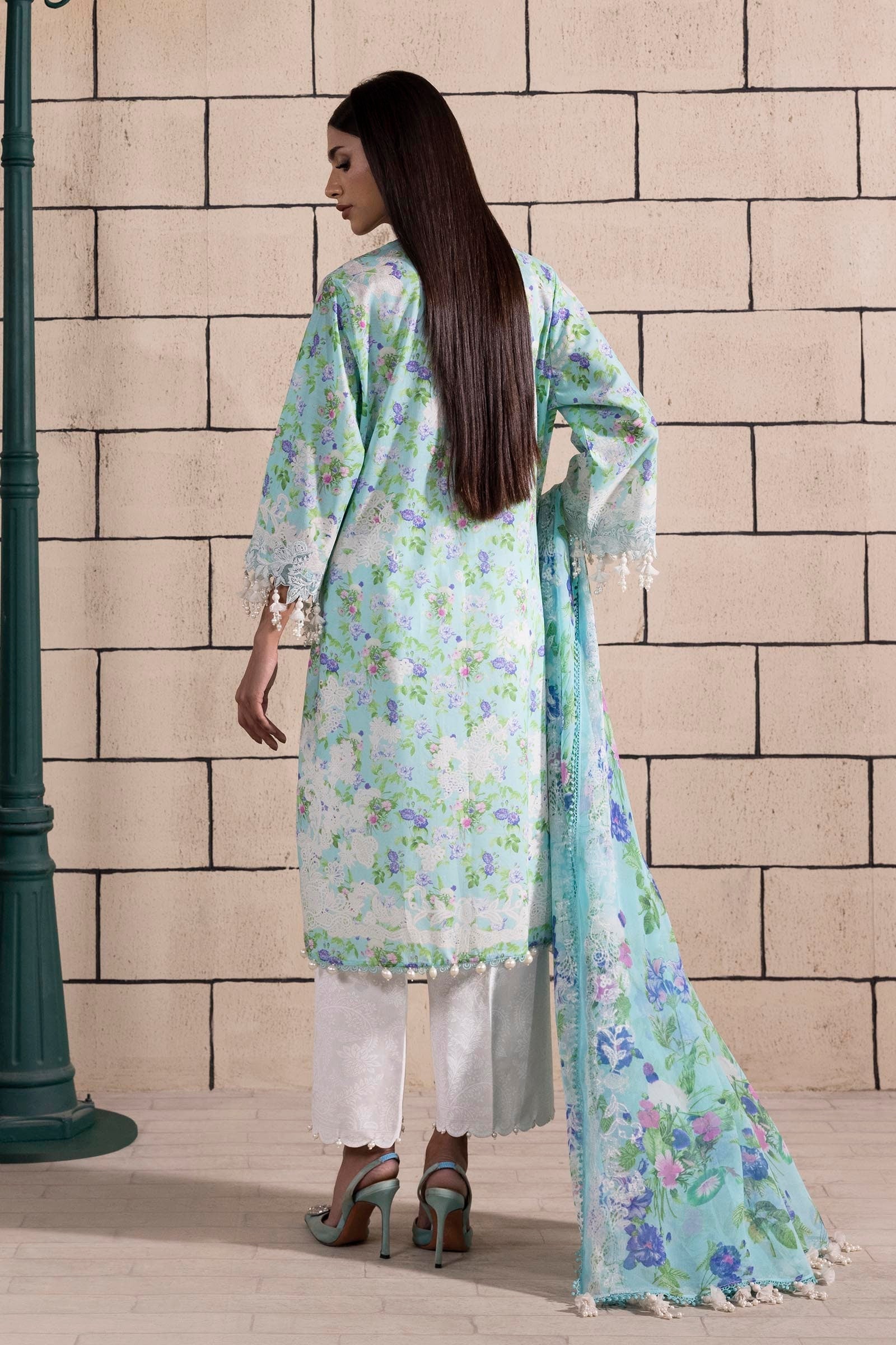 Sana Safinaz | Muzlin Spring 25 | M251-007B-3CI by Sana Safinaz - Designer Dress - Type: Ladies Clothes - Available at Libayah - 100% Original