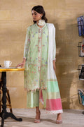Sana Safinaz | Muzlin Spring 25 | M251-008A-3DG by Sana Safinaz - Designer Dress - Type: Ladies Clothes - Available at Libayah - 100% Original