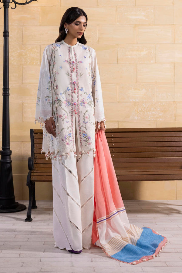 Sana Safinaz | Muzlin Spring | M251-008B-3DG by Sana Safinaz - Designer Dress  - Type : Ladies Clothes - Available at Libayah - 100% Original 