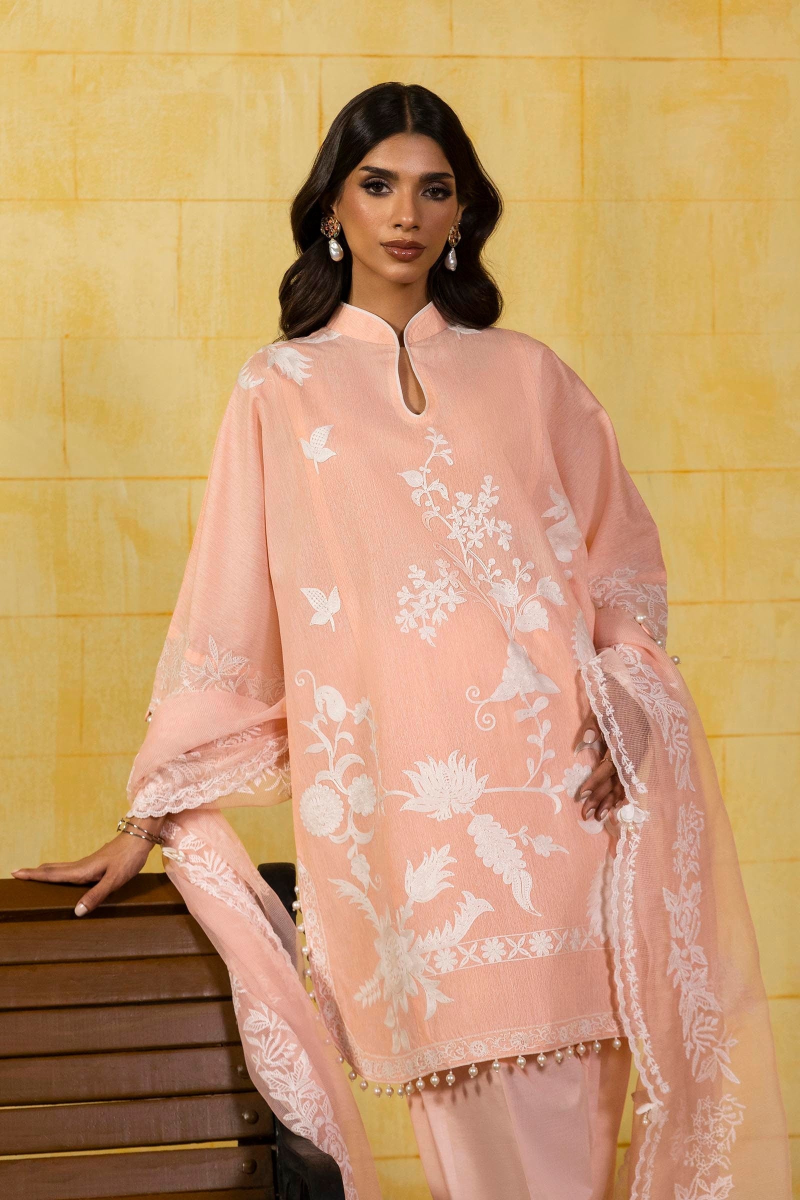 Sana Safinaz | Muzlin Spring 25 | M251-015A-3CT by Sana Safinaz - Designer Dress - Type: Ladies Clothes - Available at Libayah - 100% Original