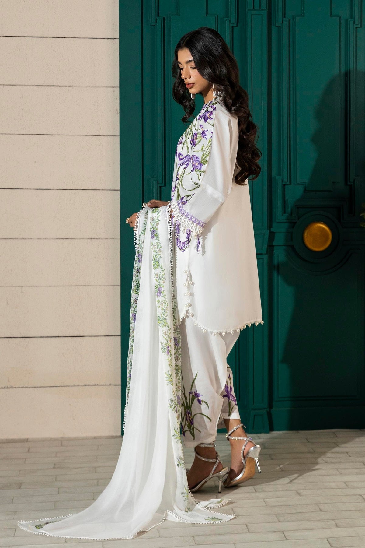 Sana Safinaz | Muzlin Spring 25 | M251-017A-3CJ by Sana Safinaz - Designer Dress - Type: Ladies Clothes - Available at Libayah - 100% Original