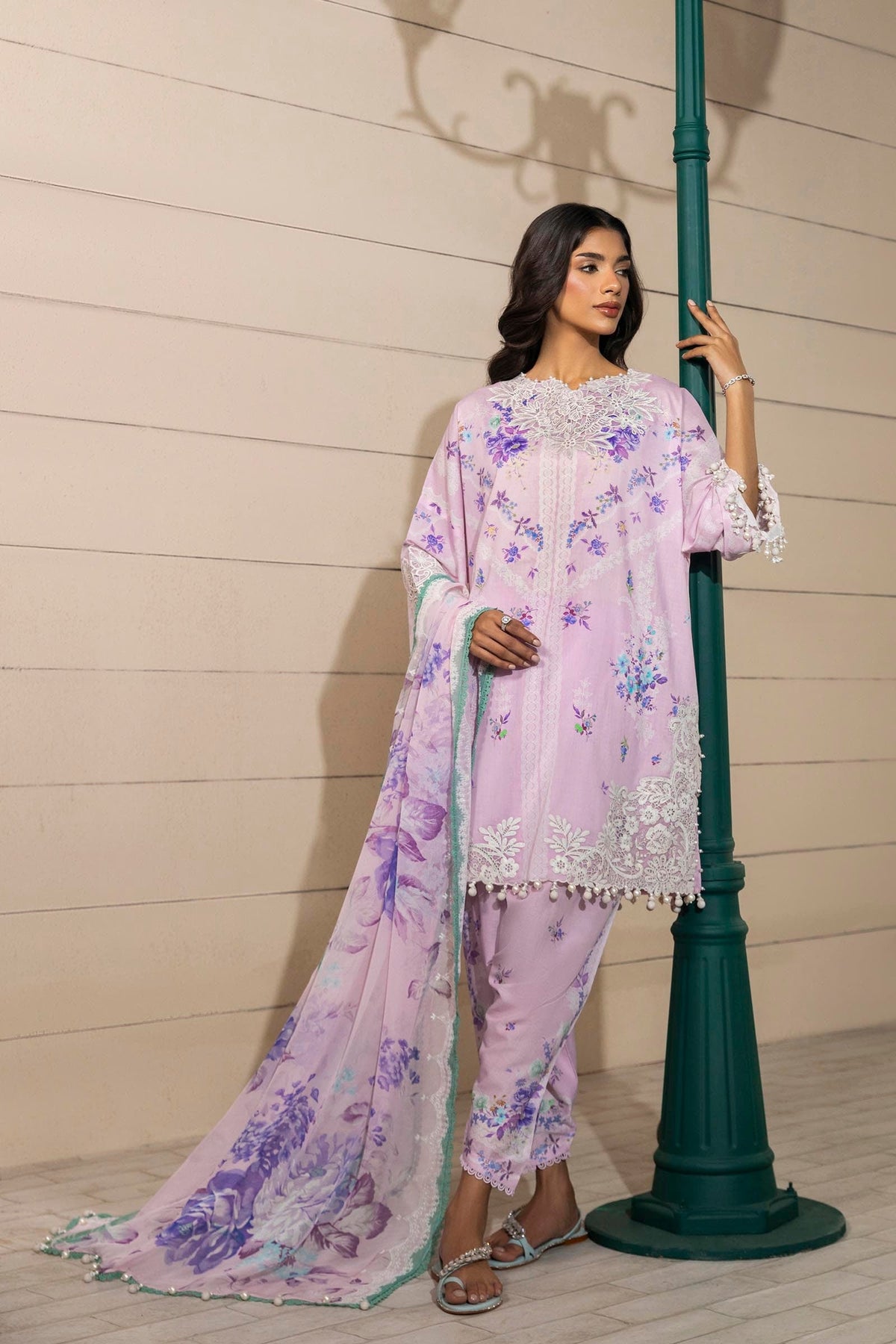 Sana Safinaz | Muzlin Spring 25 | M251-021B-3CI by Sana Safinaz - Designer Dress - Type: Ladies Clothes - Available at Libayah - 100% Original