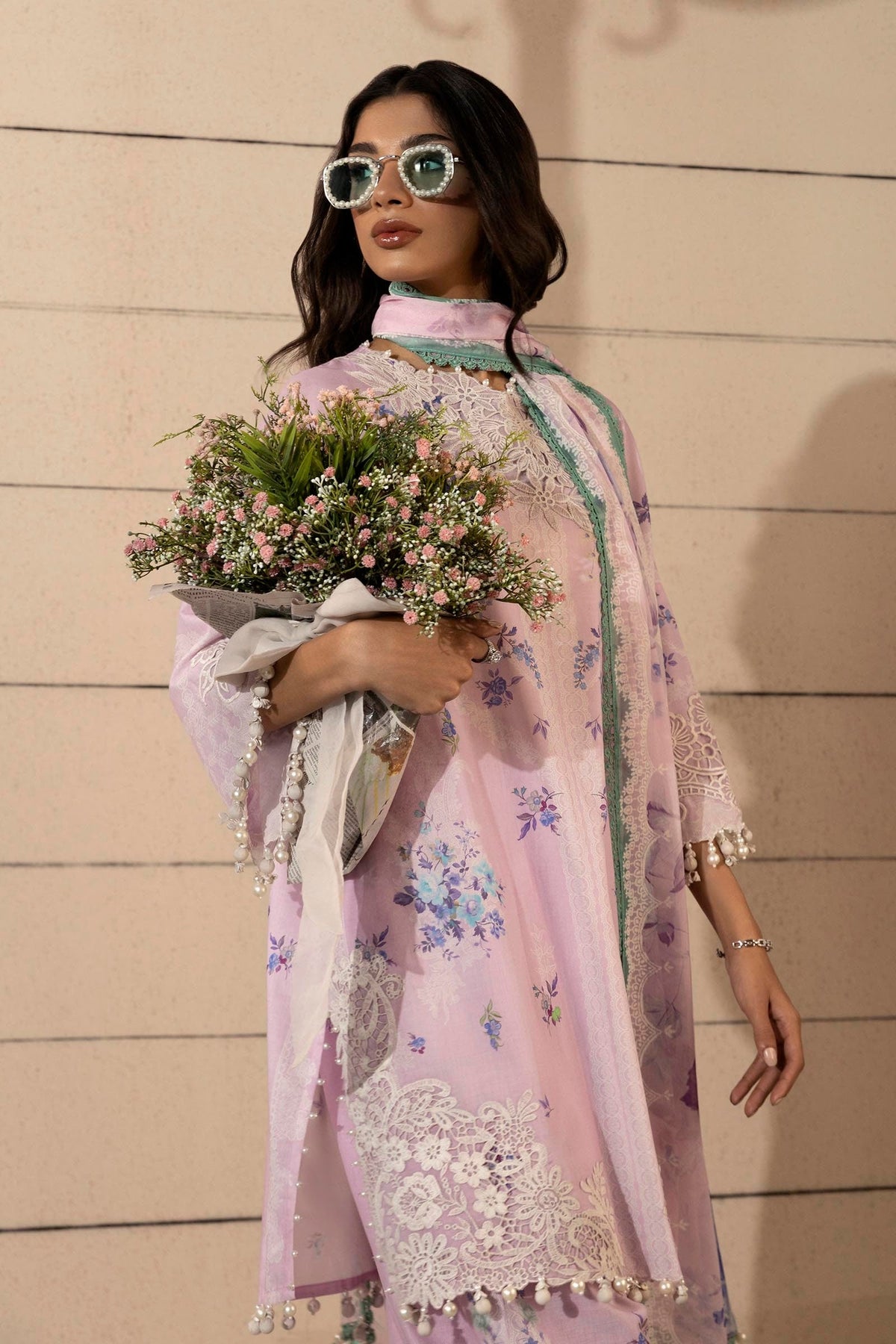 Sana Safinaz | Muzlin Spring 25 | M251-021B-3CI by Sana Safinaz - Designer Dress - Type: Ladies Clothes - Available at Libayah - 100% Original