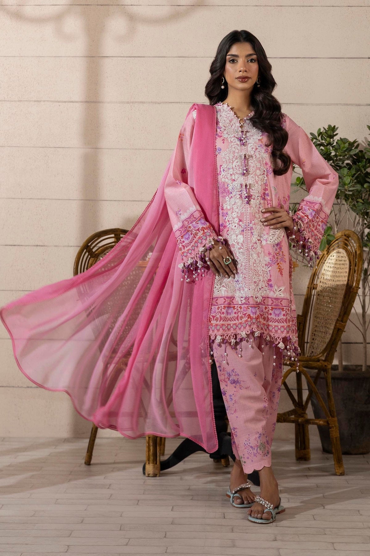 Sana Safinaz | Muzlin Spring 25 | M251-023A-3CI by Sana Safinaz - Designer Dress - Type: Ladies Clothes - Available at Libayah - 100% Original