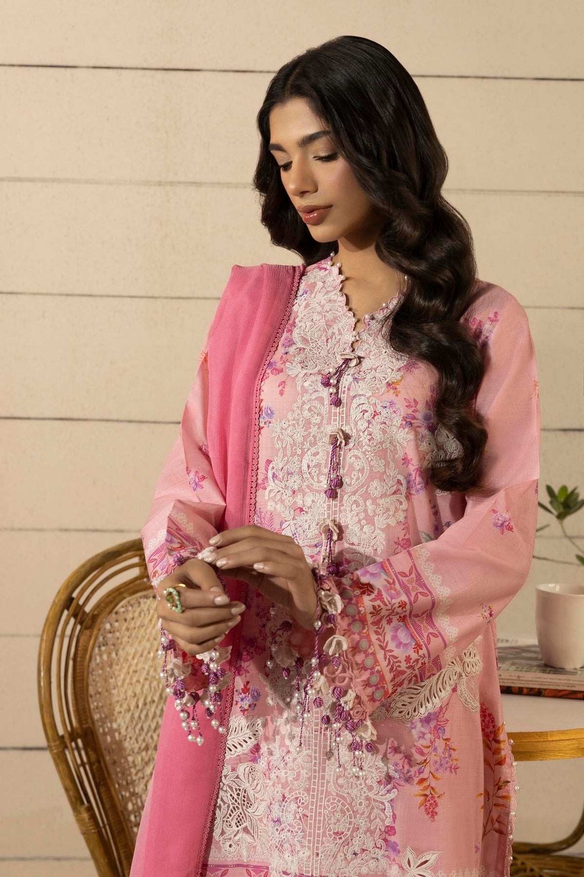Sana Safinaz | Muzlin Spring 25 | M251-023A-3CI by Sana Safinaz - Designer Dress - Type: Ladies Clothes - Available at Libayah - 100% Original