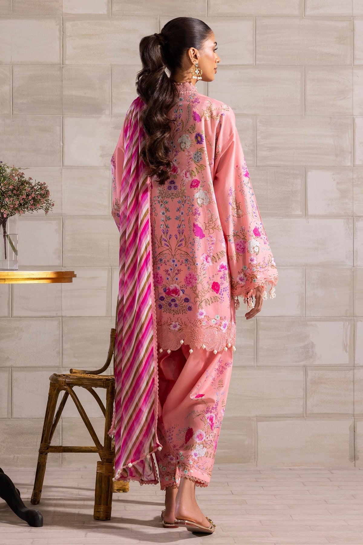 Sana Safinaz | Muzlin Spring 25 | M251-024B-3CI by Sana Safinaz - Designer Dress - Type: Ladies Clothes - Available at Libayah - 100% Original