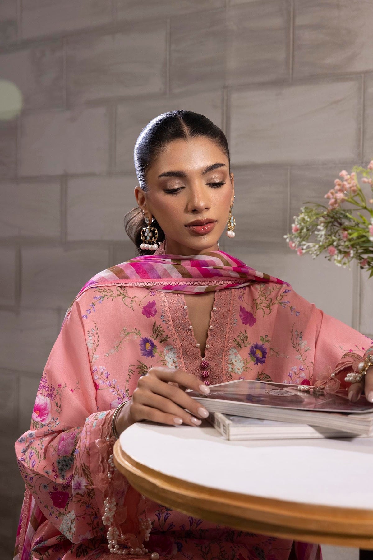 Sana Safinaz | Muzlin Spring 25 | M251-024B-3CI by Sana Safinaz - Designer Dress - Type: Ladies Clothes - Available at Libayah - 100% Original