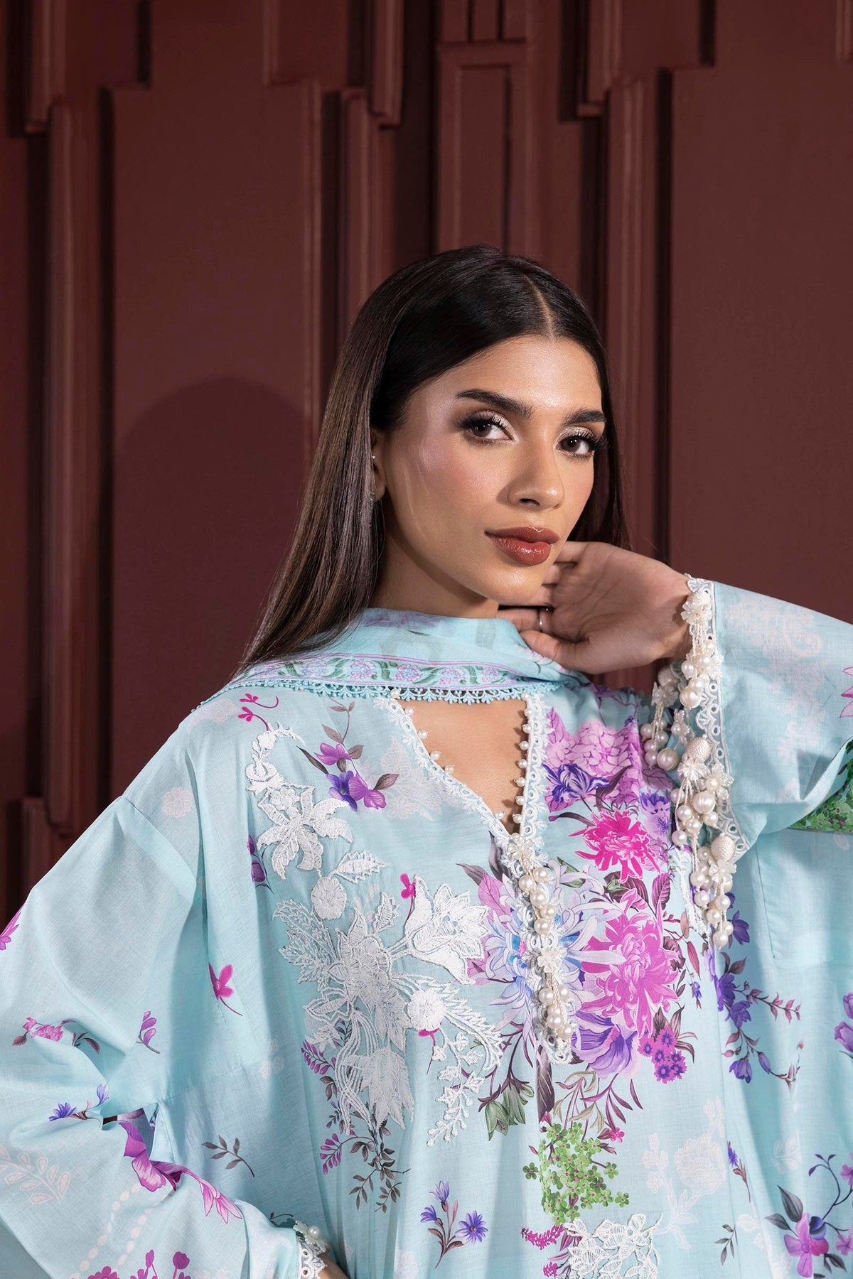 Sana Safinaz | Muzlin Spring 25 | M251-025B-3CJ by Sana Safinaz - Designer Dress - Type: Ladies Clothes - Available at Libayah - 100% Original