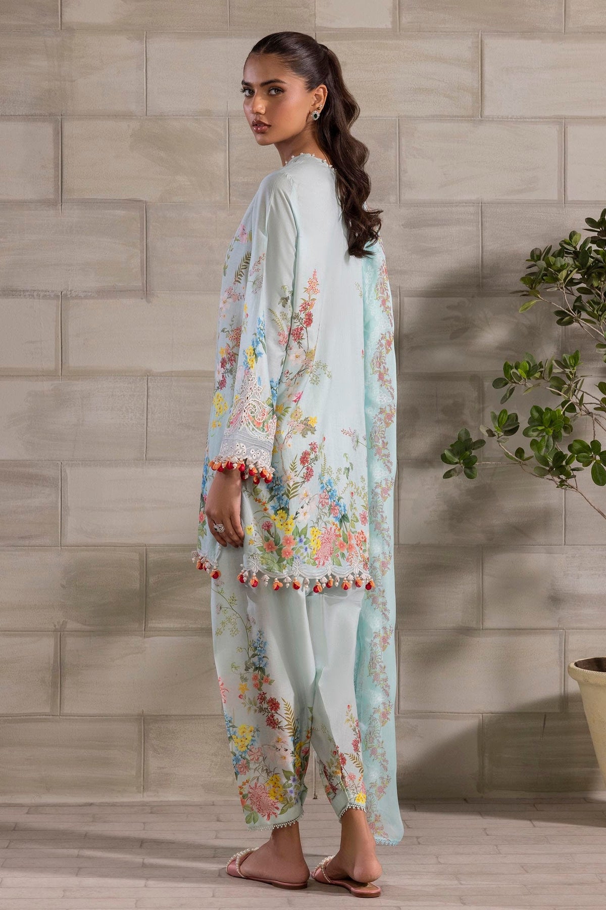 Sana Safinaz | Muzlin Spring 25 | M251-030A-3CI by Sana Safinaz - Designer Dress - Type: Ladies Clothes - Available at Libayah - 100% Original