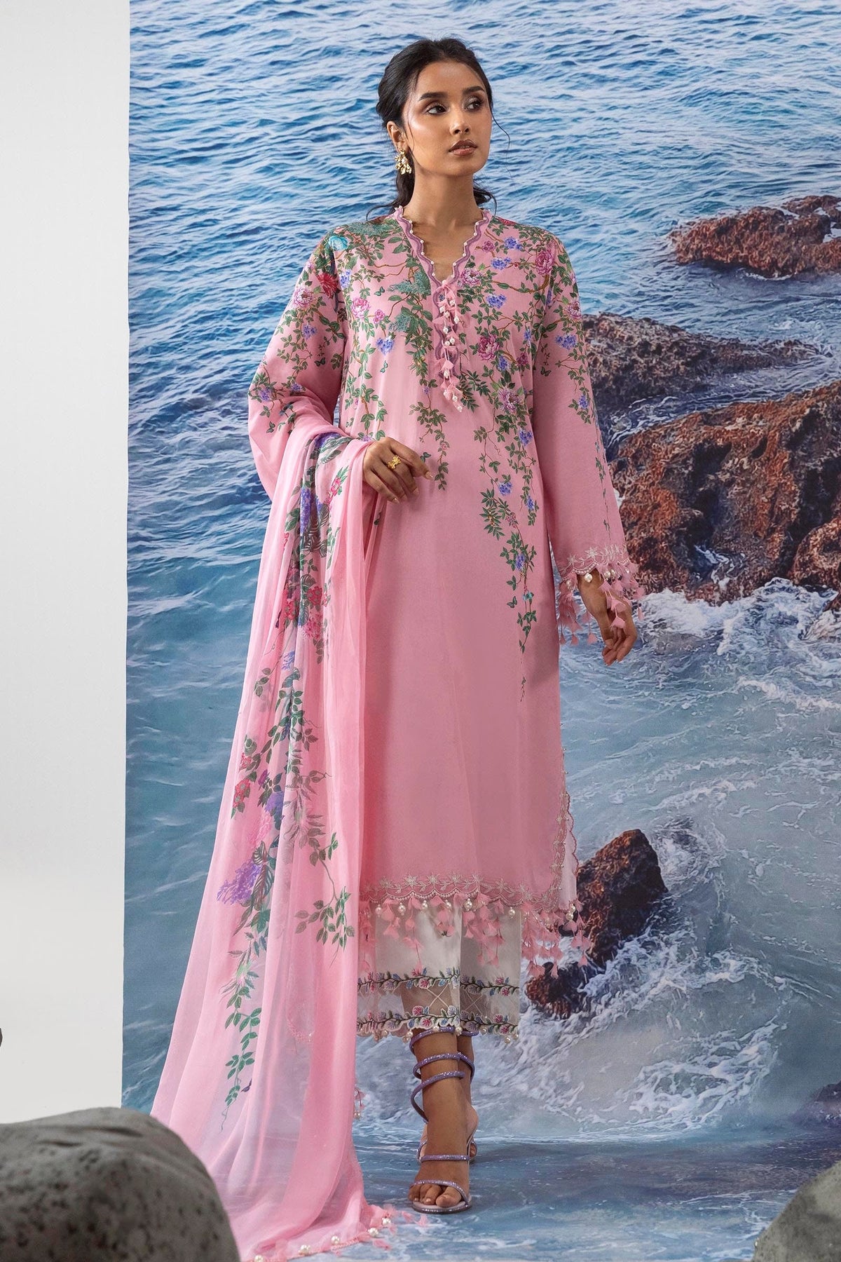 Sana Safinaz | Muzlin Summer 25 | 002A by Sana Safinaz - Designer Dress - Type: Ladies Clothes - Available at Libayah - 100% Original