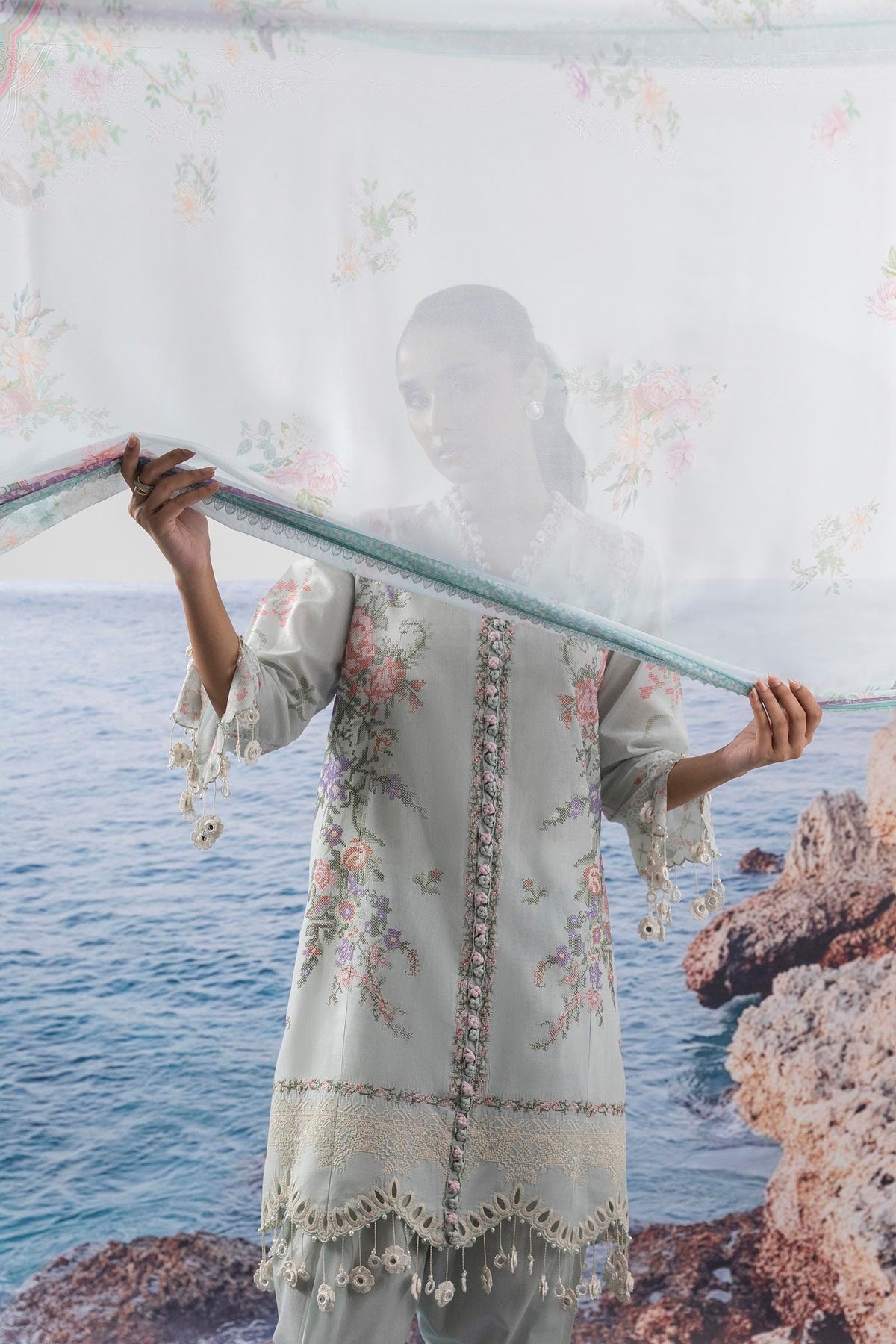 Sana Safinaz | Muzlin Summer 25 | 009B by Sana Safinaz - Designer Dress - Type: Ladies Clothes - Available at Libayah - 100% Original