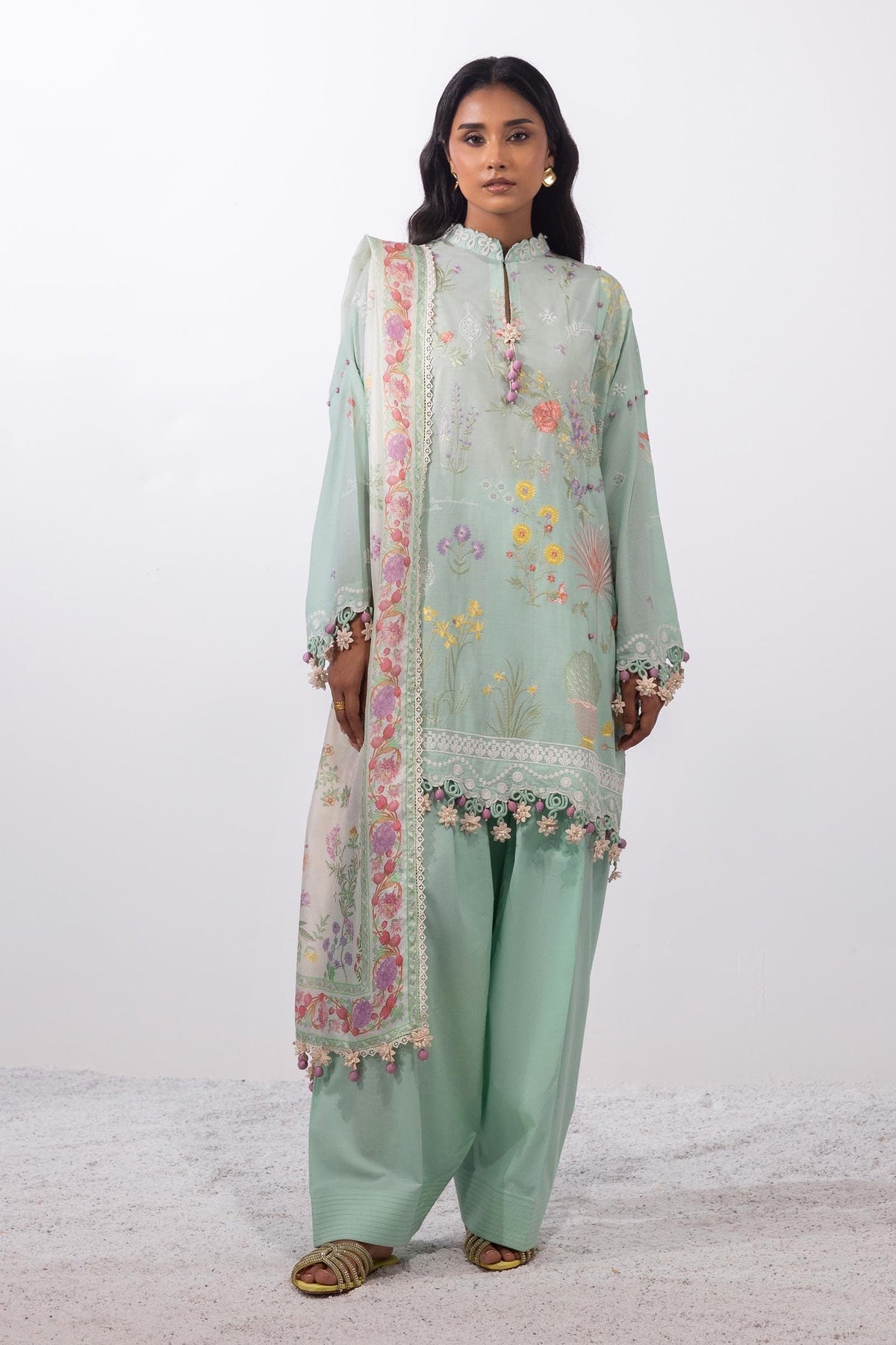 Sana Safinaz | Muzlin Summer 25 | 010A by Sana Safinaz - Designer Dress - Type: Ladies Clothes - Available at Libayah - 100% Original