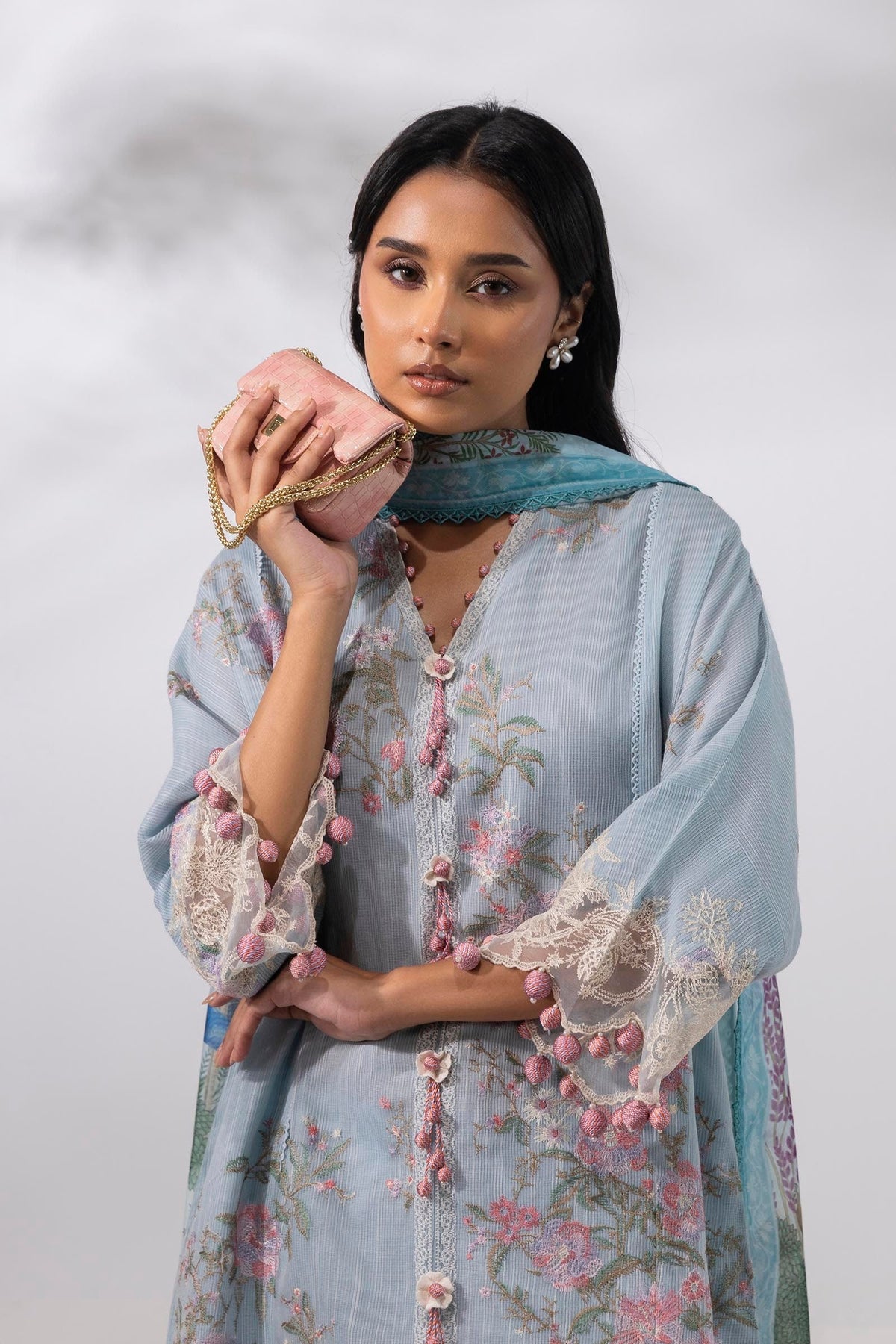 Sana Safinaz | Muzlin Summer 25 | 013A by Sana Safinaz - Designer Dress - Type: Ladies Clothes - Available at Libayah - 100% Original