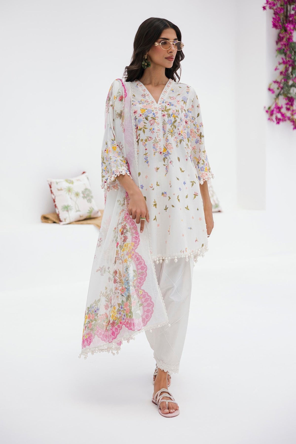 Sana Safinaz | Muzlin Summer 25 | 015A by Sana Safinaz - Designer Dress - Type: Ladies Clothes - Available at Libayah - 100% Original