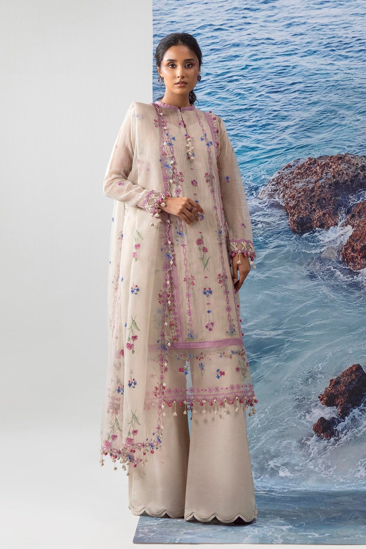 Sana Safinaz | Muzlin Summer 25 | 016A by Sana Safinaz - Designer Dress - Type: Ladies Clothes - Available at Libayah - 100% Original