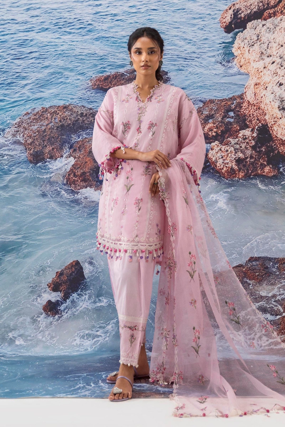 Sana Safinaz | Muzlin Summer 25 | 016B by Sana Safinaz - Designer Dress - Type: Ladies Clothes - Available at Libayah - 100% Original