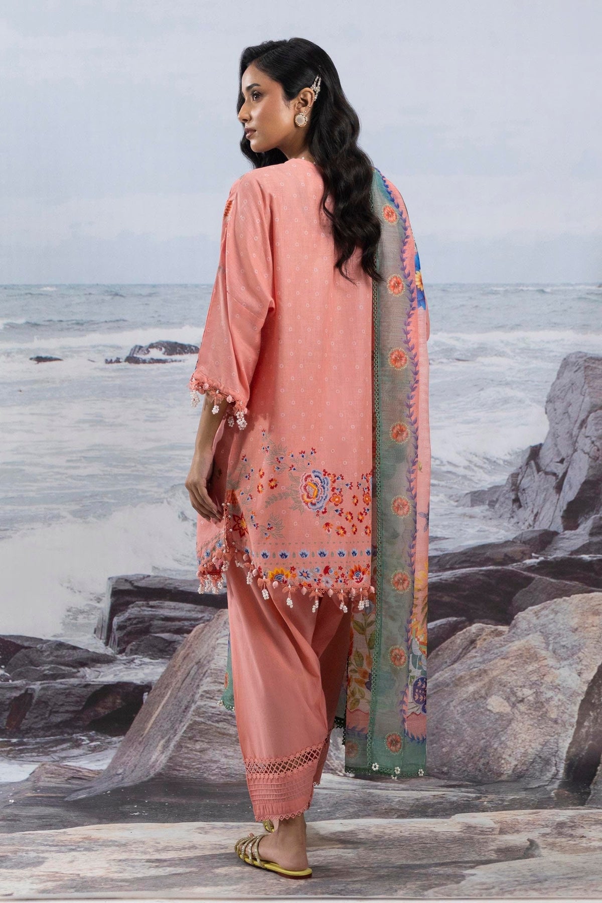 Sana Safinaz | Muzlin Summer 25 | 018B by Sana Safinaz - Designer Dress - Type: Ladies Clothes - Available at Libayah - 100% Original