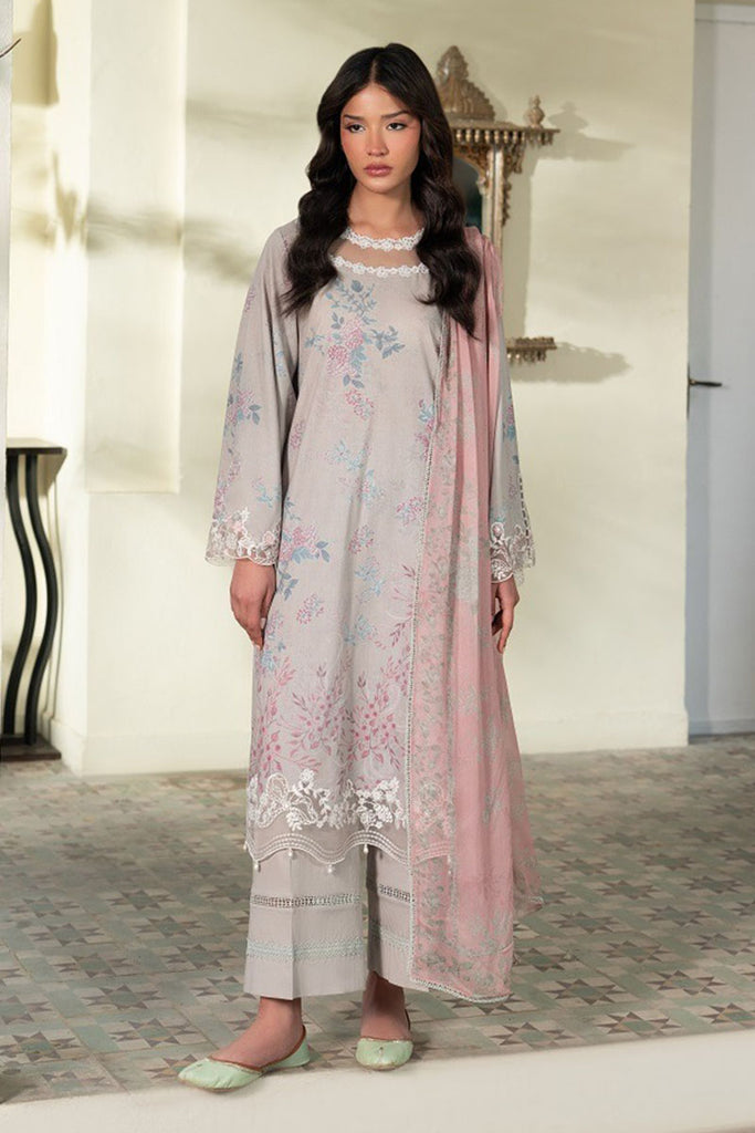 Cross Stitch | Emb Lawn Mahiri 26 | CRYSTAL SPLASH - Designer Dress - Type : Ladies Clothes - Available at Libayah - 100% Original