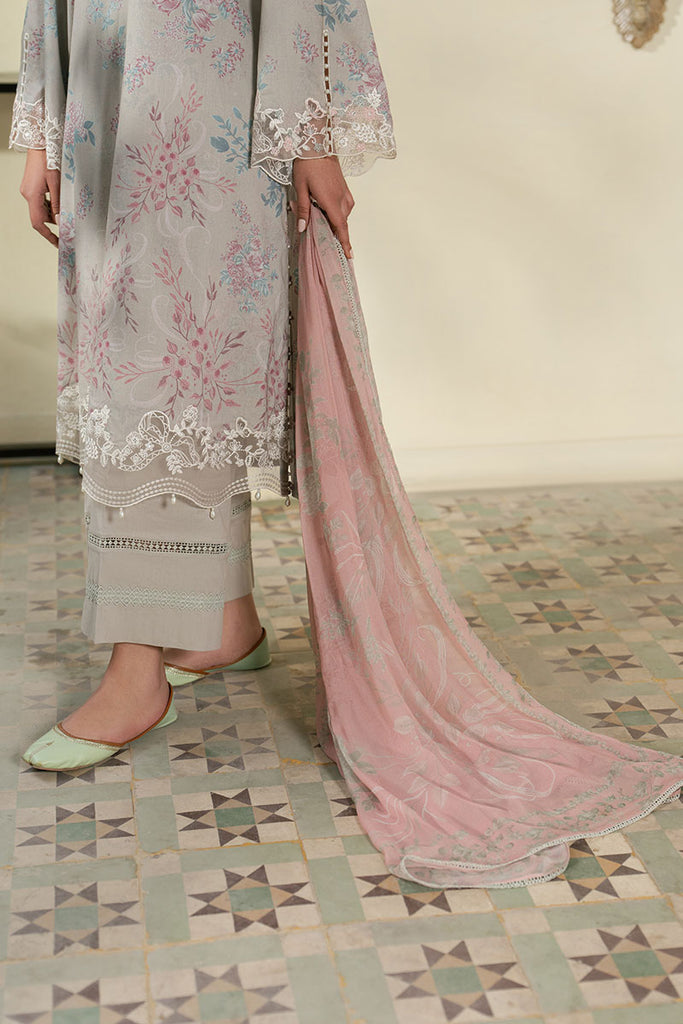Cross Stitch | Emb Lawn Mahiri 26 | CRYSTAL SPLASH - Designer Dress - Type : Ladies Clothes - Available at Libayah - 100% Original