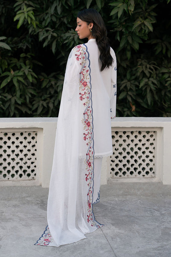 Cross Stitch | Emb Lawn Mahiri 26 | DEW WHISPER - Designer Dress - Type : Ladies Clothes - Available at Libayah - 100% Original