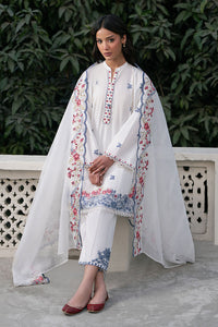 Cross Stitch | Emb Lawn Mahiri 26 | DEW WHISPER - Designer Dress - Type : Ladies Clothes - Available at Libayah - 100% Original