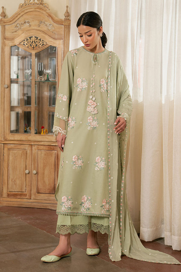Cross Stitch | Emb Lawn Mahiri 26 | FLORAL HUSH - Designer Dress - Type : Ladies Clothes - Available at Libayah - 100% Original