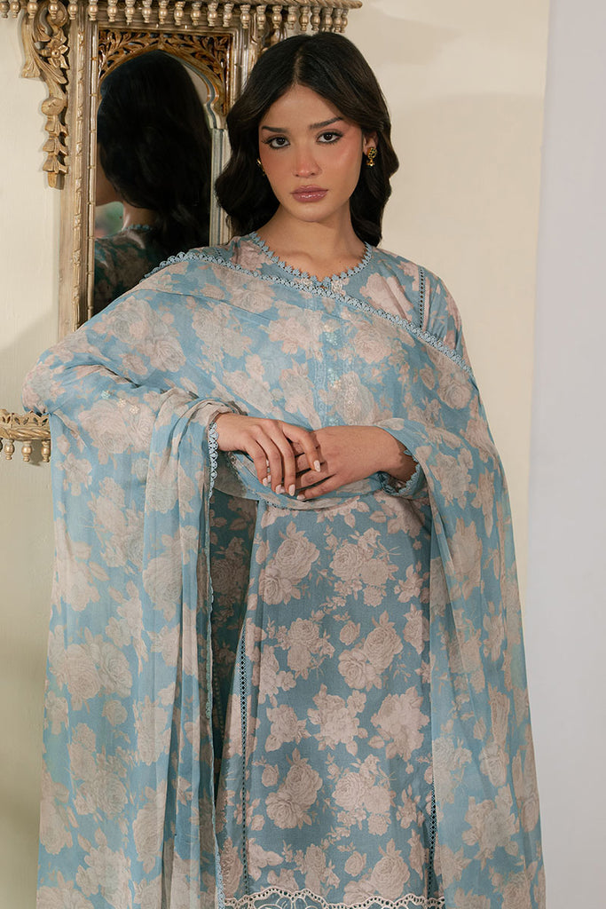 Cross Stitch | Emb Lawn Mahiri 26 | DUSK BLOOM - Designer Dress - Type : Ladies Clothes - Available at Libayah - 100% Original