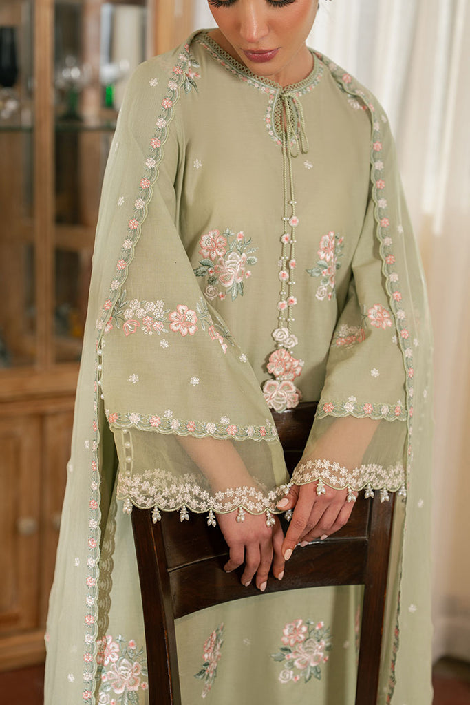 Cross Stitch | Emb Lawn Mahiri 26 | FLORAL HUSH - Designer Dress - Type : Ladies Clothes - Available at Libayah - 100% Original