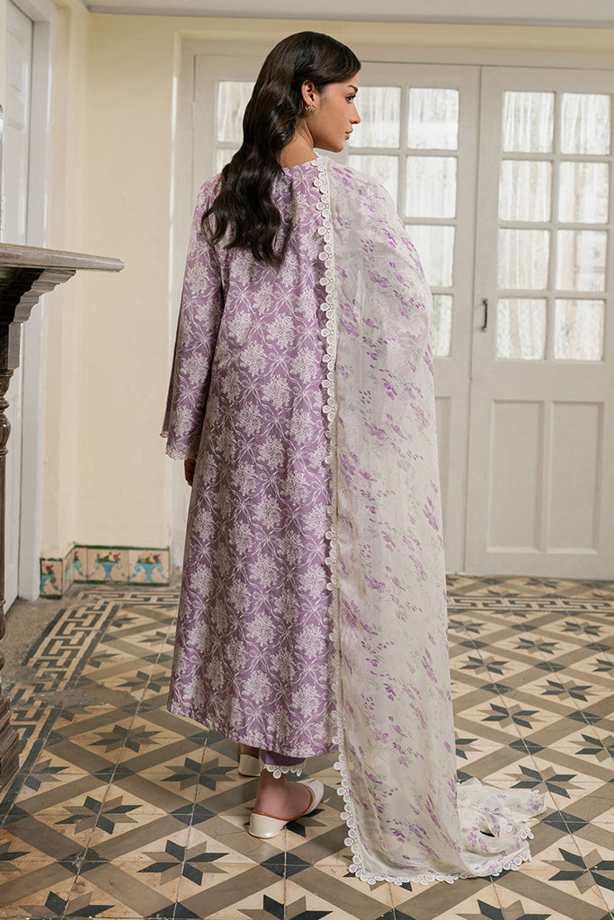 Cross Stitch | Emb Lawn Mahiri 26 | LAVENDER MUSE - Designer Dress - Type : Ladies Clothes - Available at Libayah - 100% Original