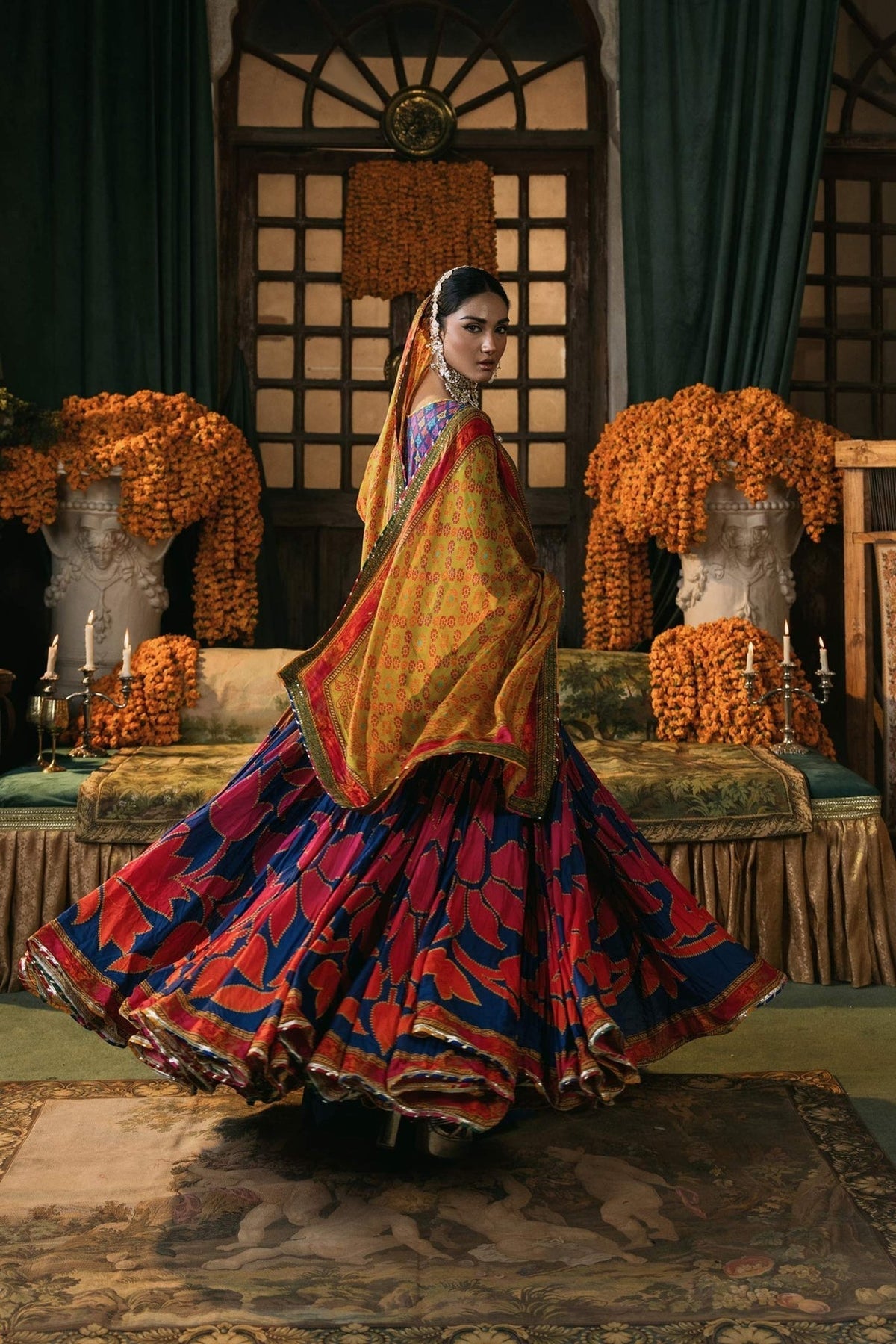 Fahad Hussayn | Lawn Banger | Maharana by Fahad Hussayn - Designer Dress - Type: Ladies Clothes - Available at Libayah - 100% Original