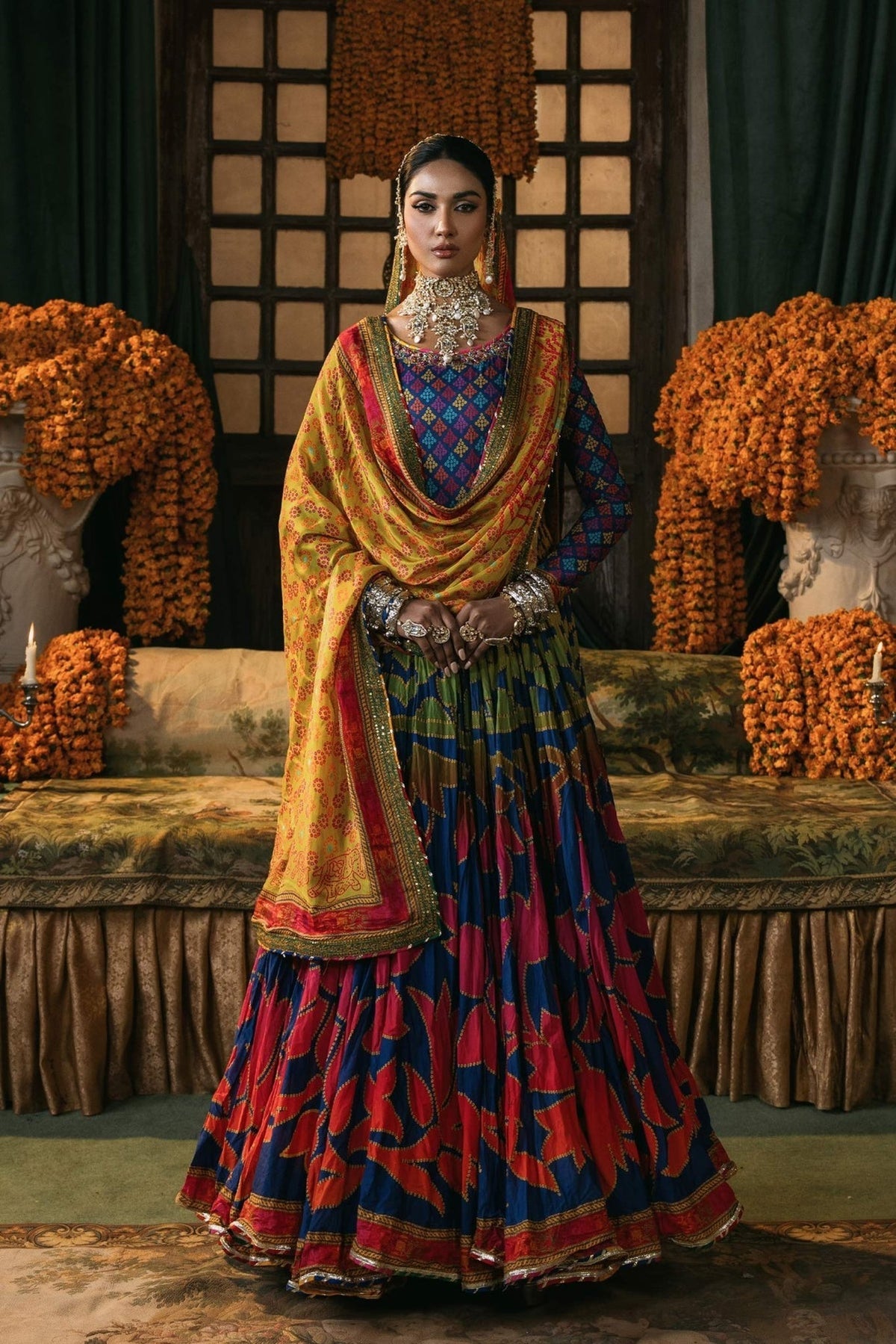 Fahad Hussayn | Lawn Banger | Maharana by Fahad Hussayn - Designer Dress - Type: Ladies Clothes - Available at Libayah - 100% Original