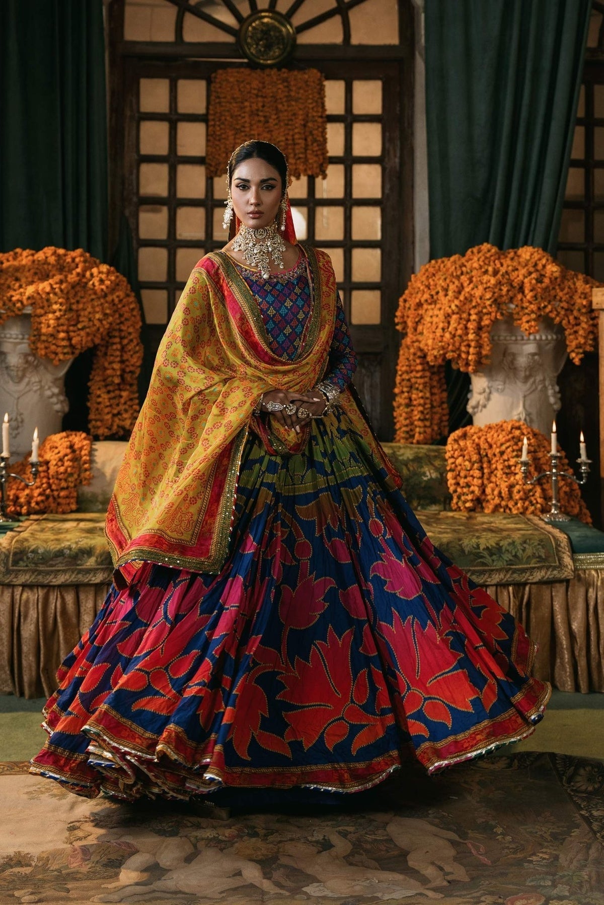 Fahad Hussayn | Lawn Banger | Maharana by Fahad Hussayn - Designer Dress - Type: Ladies Clothes - Available at Libayah - 100% Original