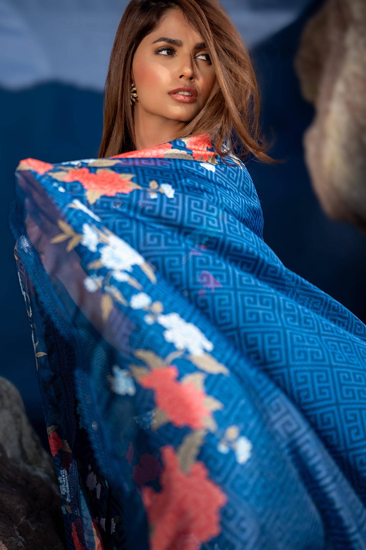 Sana Safinaz | Mahay Spring 24 | H241-013B-2BK by Sana Safinaz - Designer Dress - Type: Ladies Clothes - Available at Libayah - 100% Original