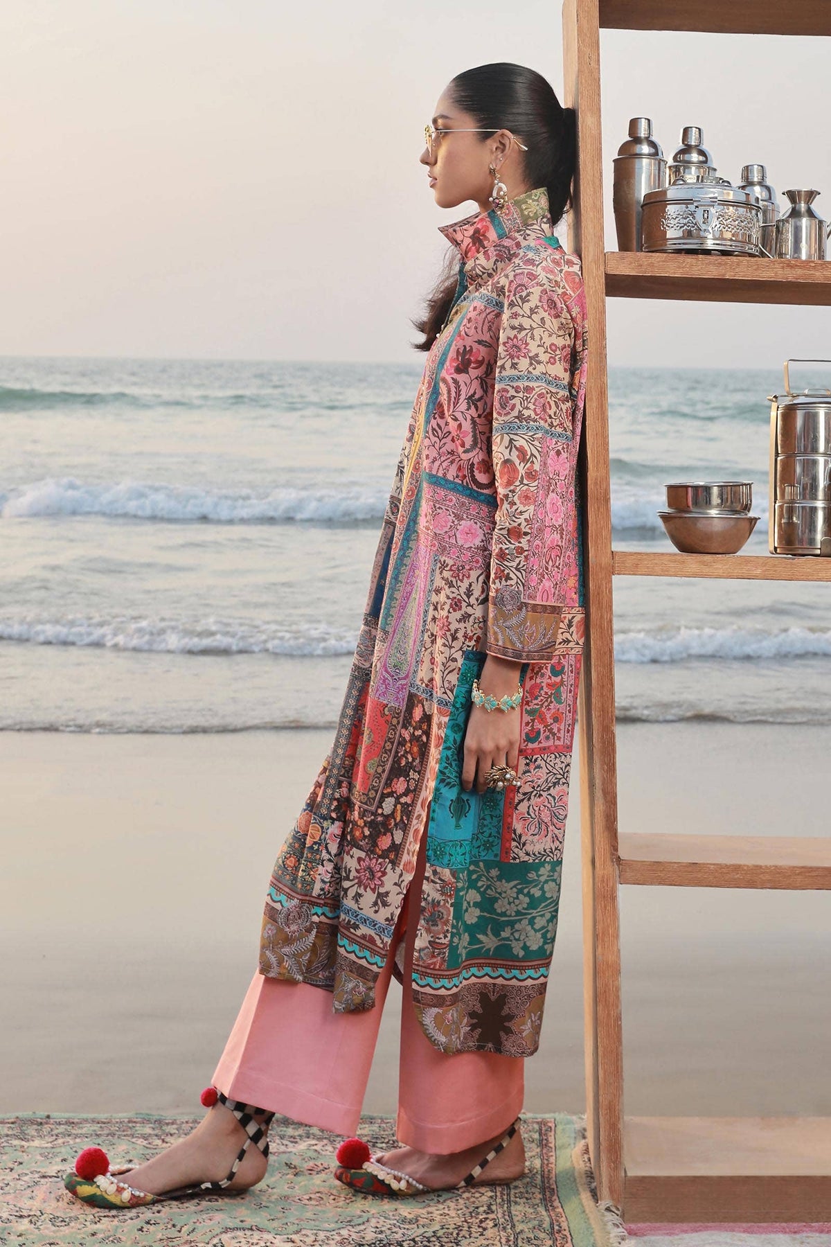 Sana Safinaz | Mahay Spring 24 | H241-014A-2C by Sana Safinaz - Designer Dress - Type: Ladies Clothes - Available at Libayah - 100% Original