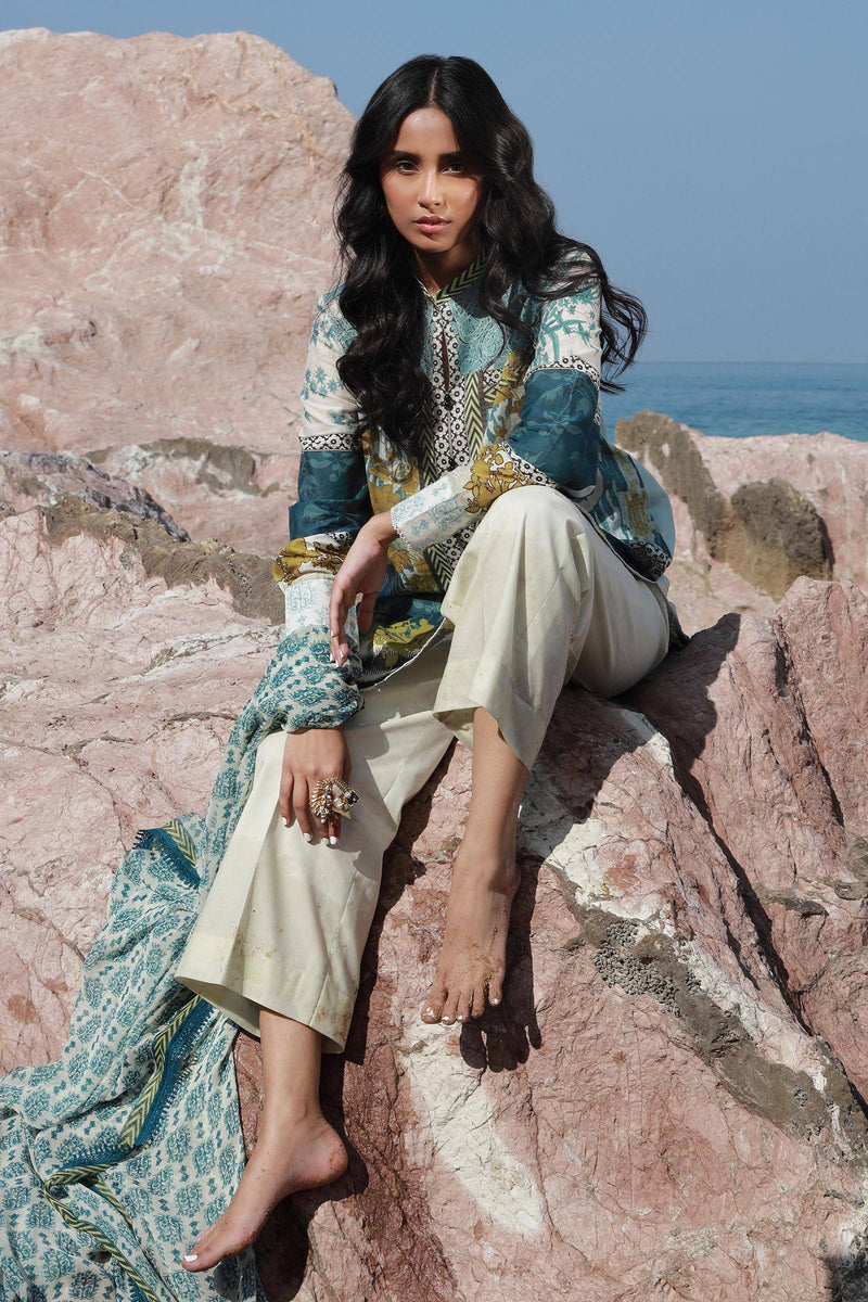 Sana Safinaz | Mahay Spring 24 | H241-015A-2I by Sana Safinaz - Designer Dress - Type: Ladies Clothes - Available at Libayah - 100% Original