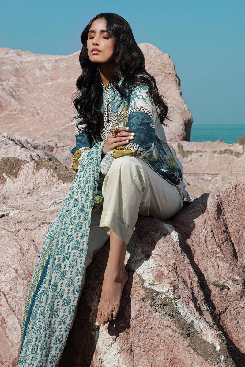Sana Safinaz | Mahay Spring 24 | H241-015A-2I by Sana Safinaz - Designer Dress - Type: Ladies Clothes - Available at Libayah - 100% Original