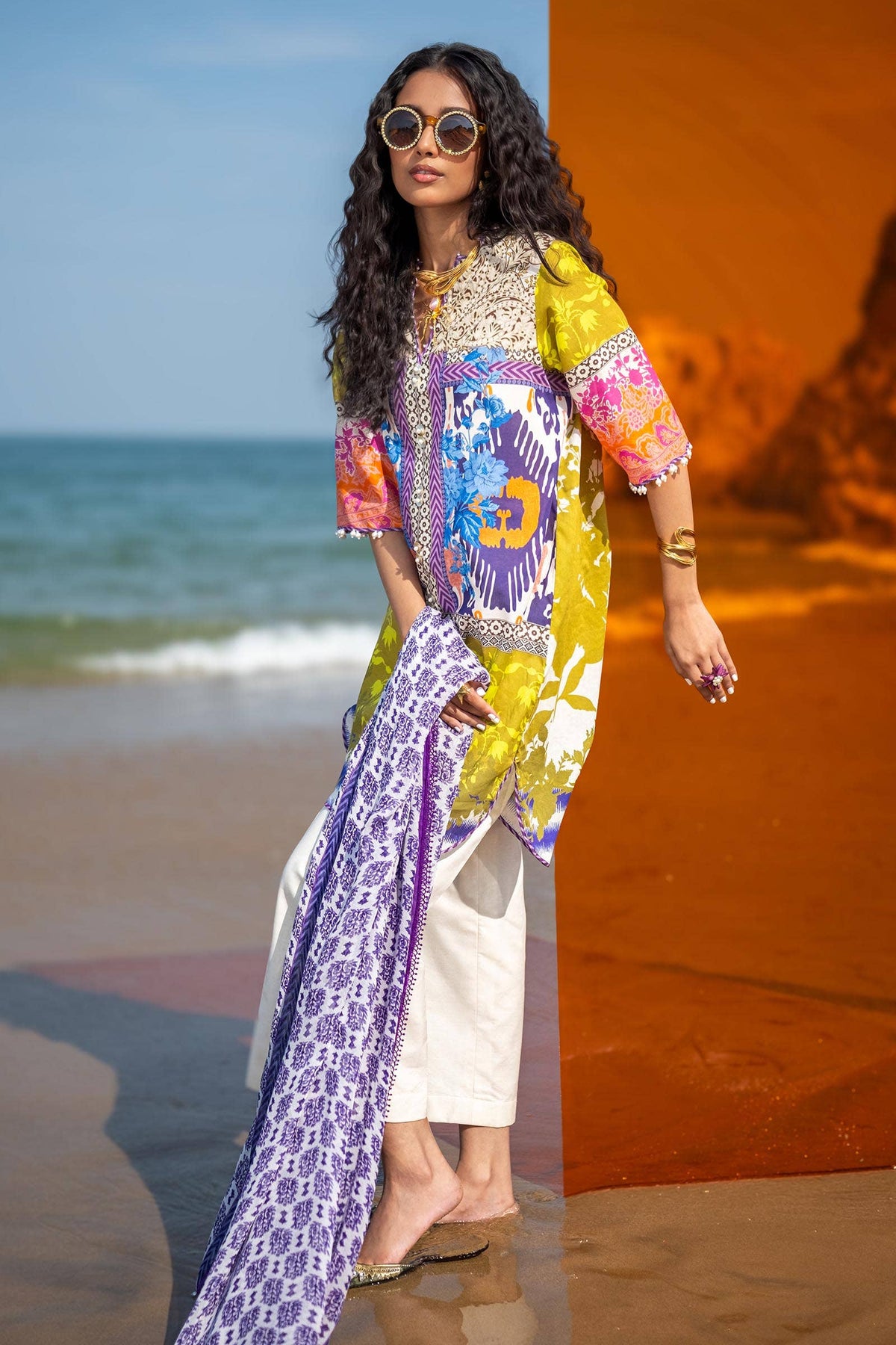 Sana Safinaz | Mahay Spring 24 | H241-015B-2I by Sana Safinaz - Designer Dress - Type: Ladies Clothes - Available at Libayah - 100% Original