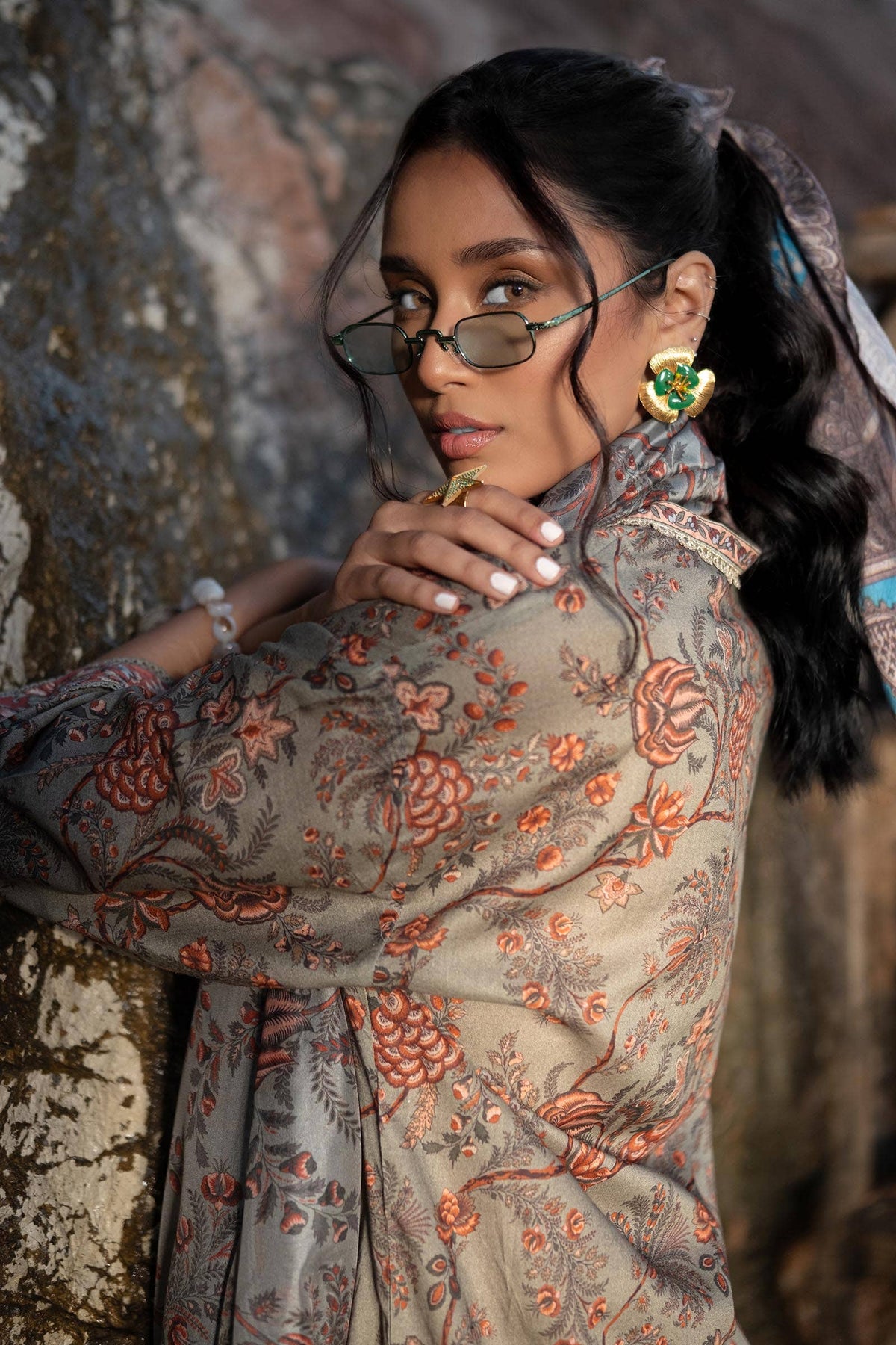 Sana Safinaz | Mahay Spring 24 | H241-016A-3CK by Sana Safinaz - Designer Dress - Type: Ladies Clothes - Available at Libayah - 100% Original